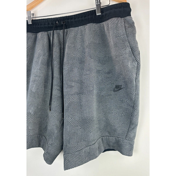 Nike Tech Fleece Slim Fit Shorts Grey Carbon Heather 832124-091 Men's Size 2XL - Picture 4 of 9